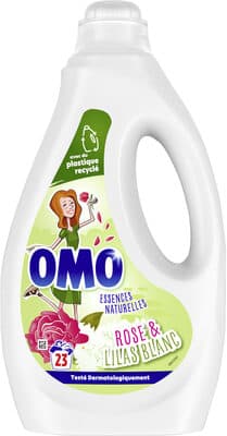 Omo Lessive Liquide Rose & Lilas Blanc 23 Lavages - 1,15l