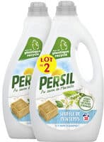 Persil Lessive Liquide Souffle de Printemps aux extraits naturels de Fleur d'Oranger Lot 2x1.9L - 76 Lavages