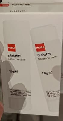 HEMA Plakstiften 20g 2 Stuks