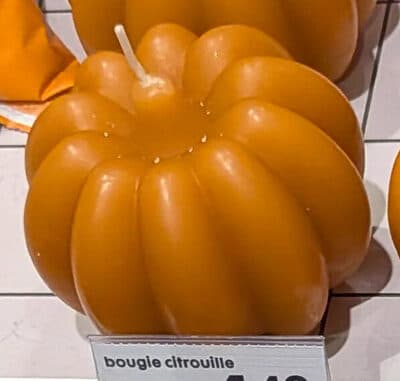 Bougie Citrouille
