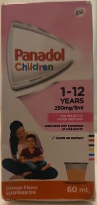 Panadol Children Fever & Pain Relief