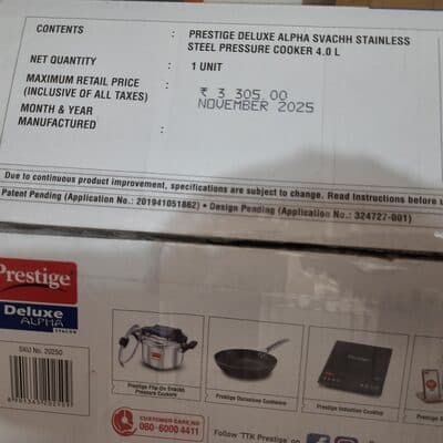 Pressure cooker 4L