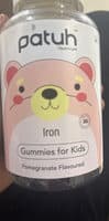 Iron Gummies for Kids Pomegranate Flavoured