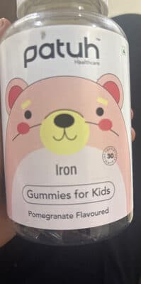 Iron Gummies for Kids Pomegranate Flavoured