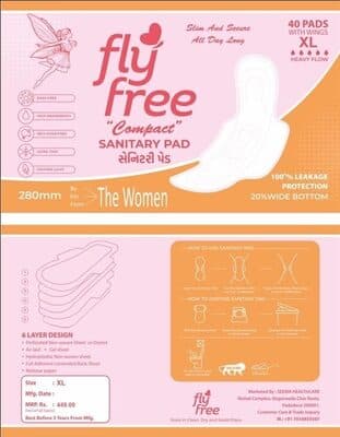 Compact Sanitary Pad XL