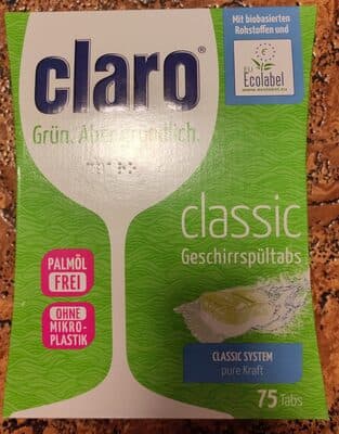 Claro classic Geschirrspültabs