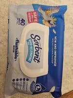 Hypo-allergenic flushable wipes