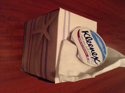 55 white tissues Hypo allergenic 3ply - silk touch