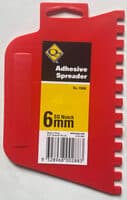 Adhesive Spreader 6mm Square Notch