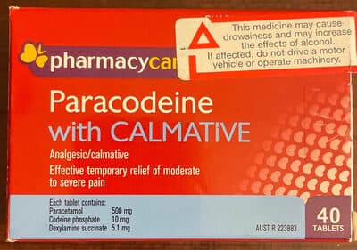 Paracodeine with Calmative