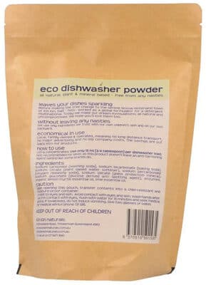 Eco dishwasher powder