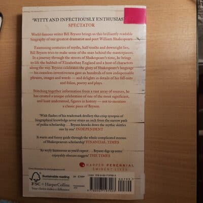 SHAKESPEARE Bill Bryson