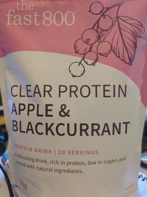 Clear Protein Apple And Blackcurrant