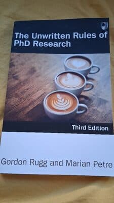 The unwritten rules of PhD research