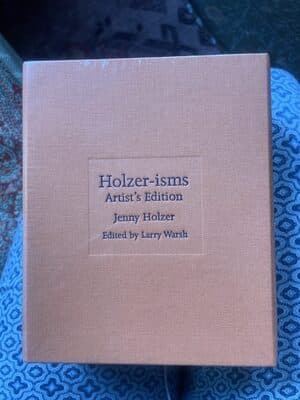 Holzer isms book