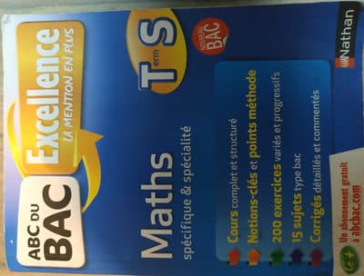 abc du bac excelence maths ts