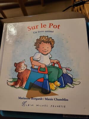 sur le pot