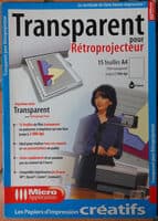 Transparent pour Rétroprojecteur