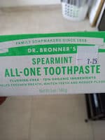 Spearmint All-One Toothpaste