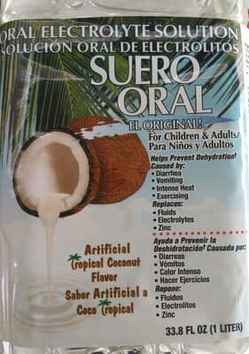 suero oral coco
