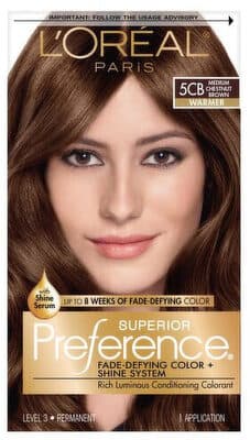 Paris Superior Preference 5CB Medium Chestnut Brown Warmer Haircolor