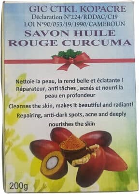 Savon Huile Rouge Curcuma