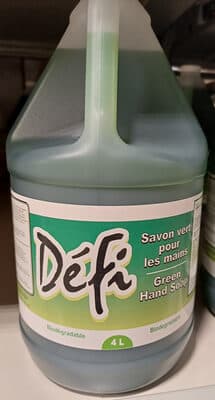 savon vert pour les mains