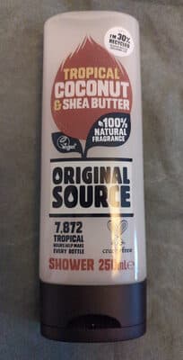 Tropical Coconut & Shea Butter Shower Gel