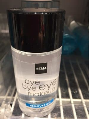 Bye bye eye makeup