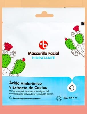 Bravo mascarilla facial ácido hialurónico