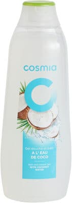 Cosmia gel douche et bain - à l'eau de coco - 750ml