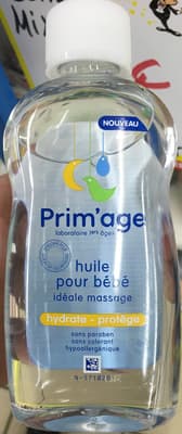 Huile pour bébé idéale massage