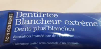 Dentifrice Blancheur extrême