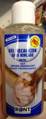 Gel mécanicien sans rinçage
