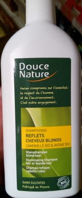 Shampooing reflets cheveux blonds camomille bio & avoine bio