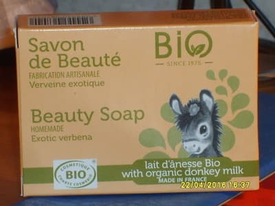 Savon de beauté Verveine exotique Lait d'ânesse bio