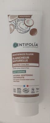 Dentifrice Fluor blancheur naturelle