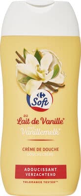 Crème de douche Lait de vanille et miel adoucissante
