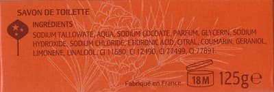 Cologne Ambrée Savon aux essences naturelles de bois de cèdre
