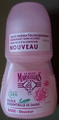 Déodorant Rose Douceur Huile essentielle de Sauge 24H