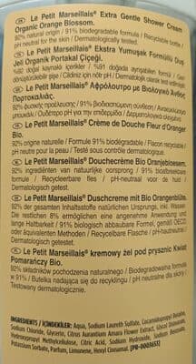 Le petit Marseillais extra gentle shower cream organic orange blossom