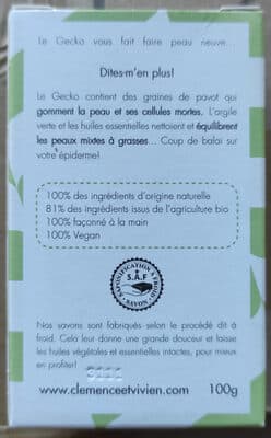 Savon surgras Le Gecko Romarin & Citron