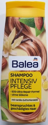 Shampoo Intensiv Pflege mit Vanille-Duft und Mandelöl