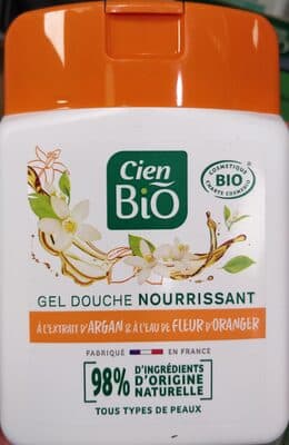 Gel douche nourrisant à l'extrait d'argan et à l'eau de fleur d'oranger