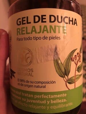 Gel de ducha relajante