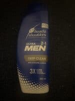 Ultra men deep clean 2in1 dandruff shampoo & conditioner