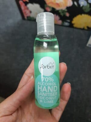 70% alcohol hand sanitiser