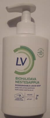 Biohajoava Nestesaippua