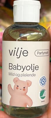 Parfymefri babyolje