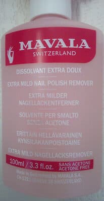 Dissolvant extra doux
